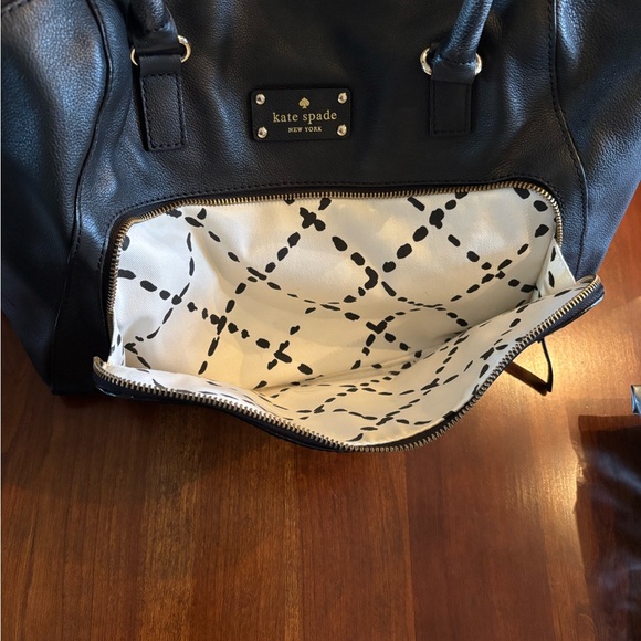 Kate Spade Black Travel Bag with Silver Hardware - Picture 3 of 11